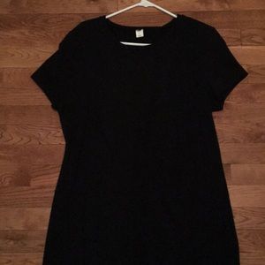 Old Navy - Black T-shirt dress, size L